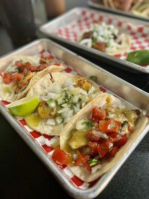 Pescado Taco & Camarones Taco