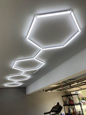 LED Octagon Lights | Garage