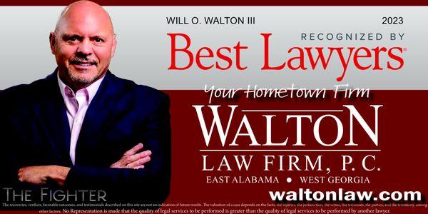 Trip Walton was recognized as a 2023 Best Lawyers.