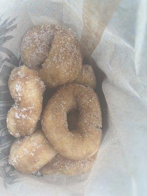 Our Classic Cinnamon and Sugar Mini Donuts