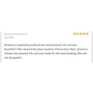 Review from customer!