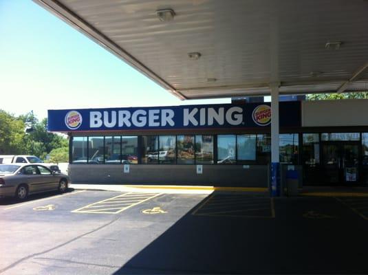 The Burger King attached to Store!