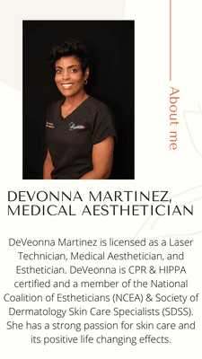 Devonna Martinez Medical Aesthetician