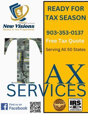 New Visions Notary and Tax Preparation