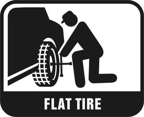 With a decent spare, lug wrench, and a jack, you can most likely can change a flat tire and get back on the road in no time!