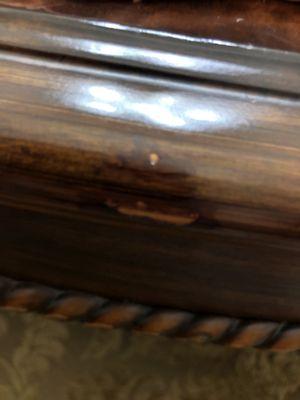 Damaged furniture