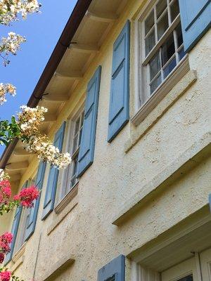 Second story window