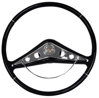 Impala Custom 15" Steering Wheel
Part #: 16721
1958-60 Impala
1958 Delray
1958-60 Belair
1958-60 Biscayne