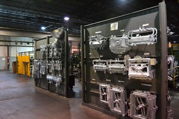 Die Cast Parts Wall