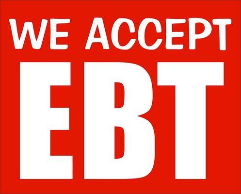 We accept EBT!