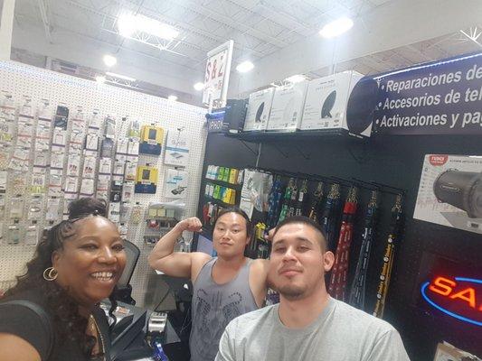 Looking for a selfie stick & was greeted with 2 SMILES but yet professional Menwhen greeted with a  it makes it easier to spend your