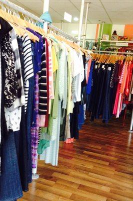 We consign women's clothing, as well as maternity!