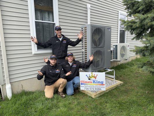 Heat pump install