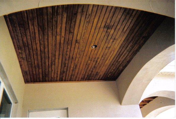 Tongue & groove ceilings