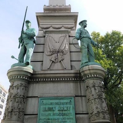 Soldiers & Sailors Monument - South Bend - Infantry and Navy