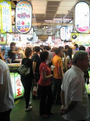 Night market in Taiwan.