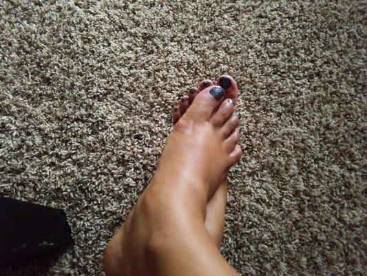 Shellac pedicure