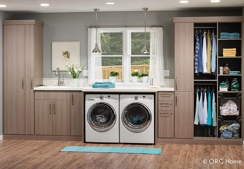 Laundry built in Driftwood to inspire your laundry days.