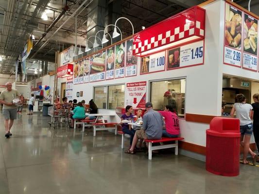 Indoor food court