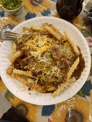 Red Chili Cheese Fries!