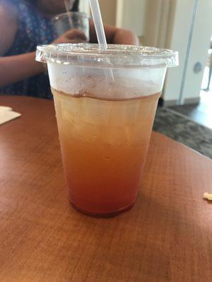 Raspberry iced green tea is fabulous! Great lattes and yummy pastries too. Great stop before or after a library visit.