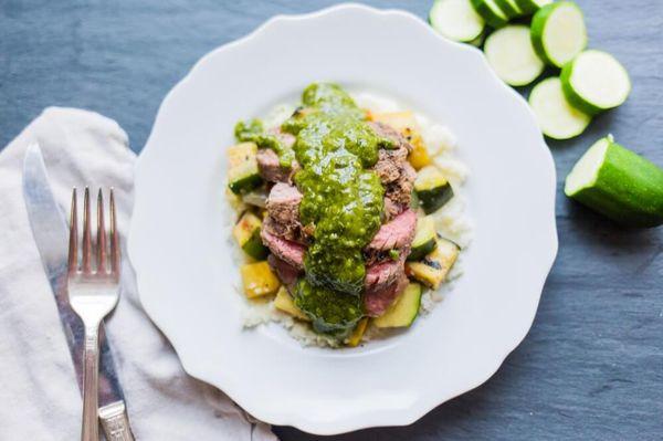 Cilantro Pesto Steak