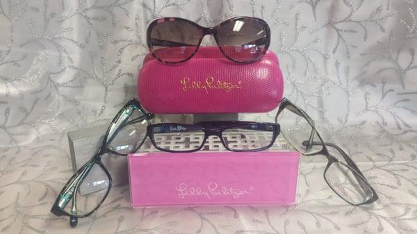 Lilly Pulitzer frames available at our Green Bay optical.