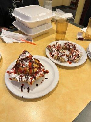 Fried Ice cream and Churros