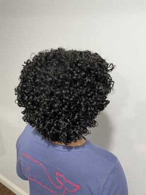 Curly Cut and Style