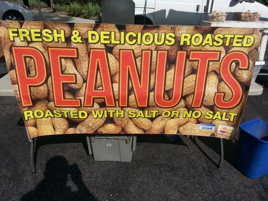 Fresh roasted peanuts!