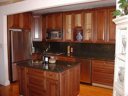 Complete remodel of old kitchen with wall removal.  
  Glover Park, DC