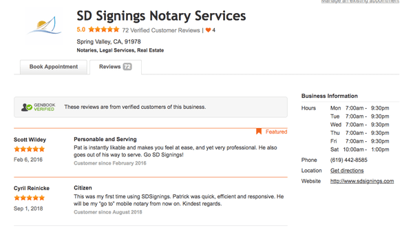 We ensure great notary processing!