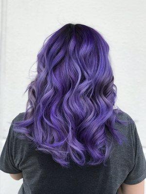 Purple to Lavender Ombré