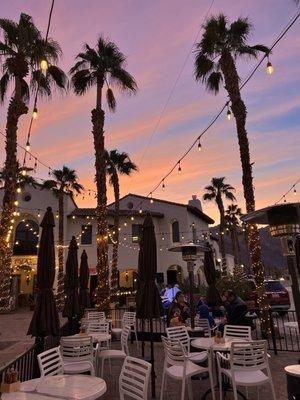 Patio at Golden Hour