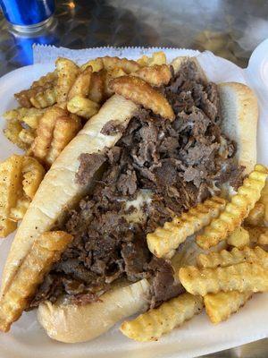 BBQ cheesesteak