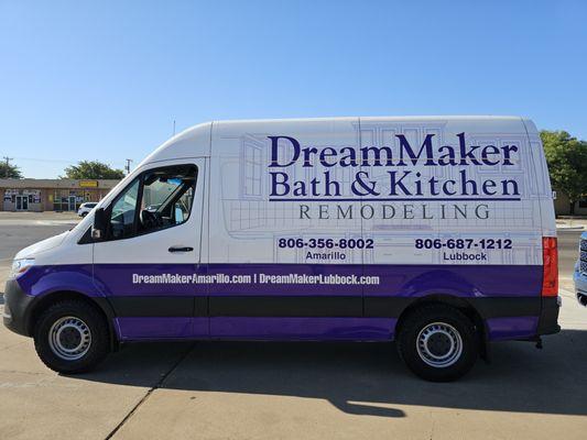 Look for us around Lubbock! DreamMaker Bath & Kitchen - your local remodeling specialists.