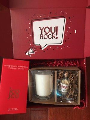 Swag Box - Candle & Chocolate