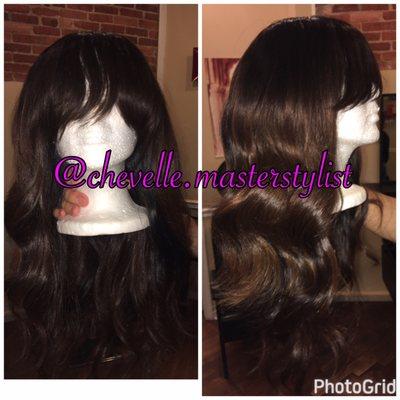 Custom U part wigs, full wigs or clip in Extentions made to order. Call or text 240-229-8596 for inquiries or appointments.