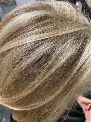 Beautiful blond highlights