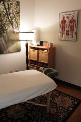 Two massage therapy rooms available.