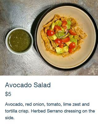 Avocado salad