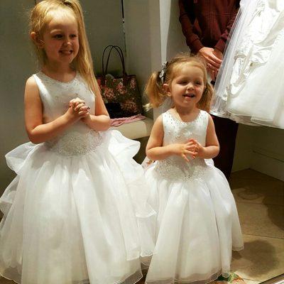 First Communion and Flower girl dresses.