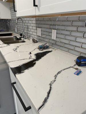 Quartz countertop