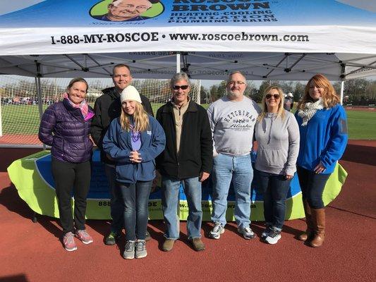 Roscoe Brown at Alzheimer's 2017 walk