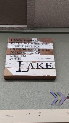 Lake Sign