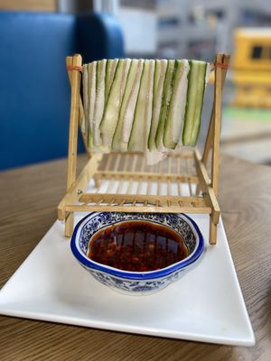 A1. Pork Belly with Garlic Sauce