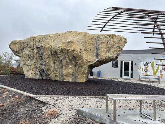 Climbing wall. How cool is that?!