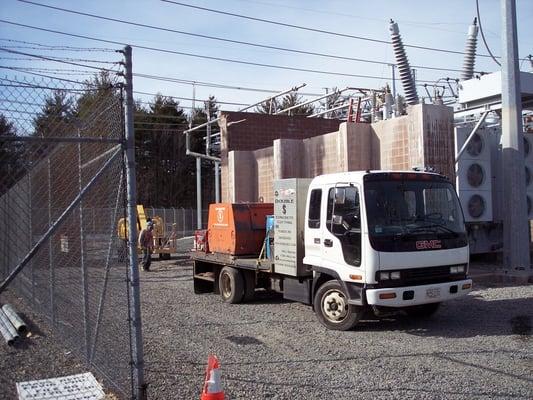 Removal of top of building wall