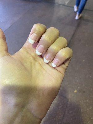 Gel French manicure