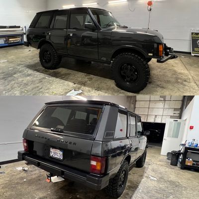 1993 Land Rover- Range Rover 
All around window tint